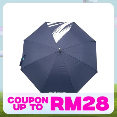 WATSONS Umbrella Transparent UV Coat 24inch Blue