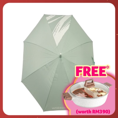 WATSONS Umbrella Transparent UV Coat 24inch Green