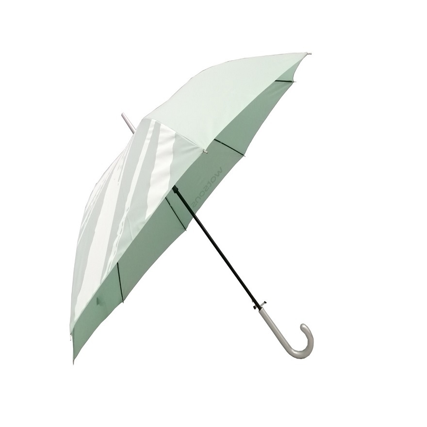 Umbrella Transparent UV Coat 24inch Green image