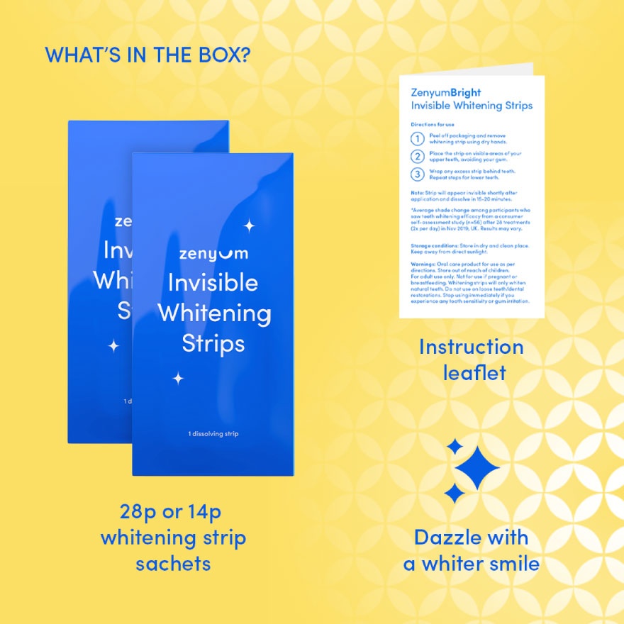 Bright Invisible Whitening Strips 14s image