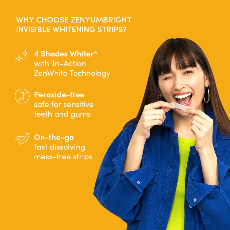 Bright Invisible Whitening Strips 14s image