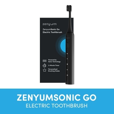 ZENYUM Sonic Go Electric Toothbrush Black/ White 1s (Colour pick on random basis)