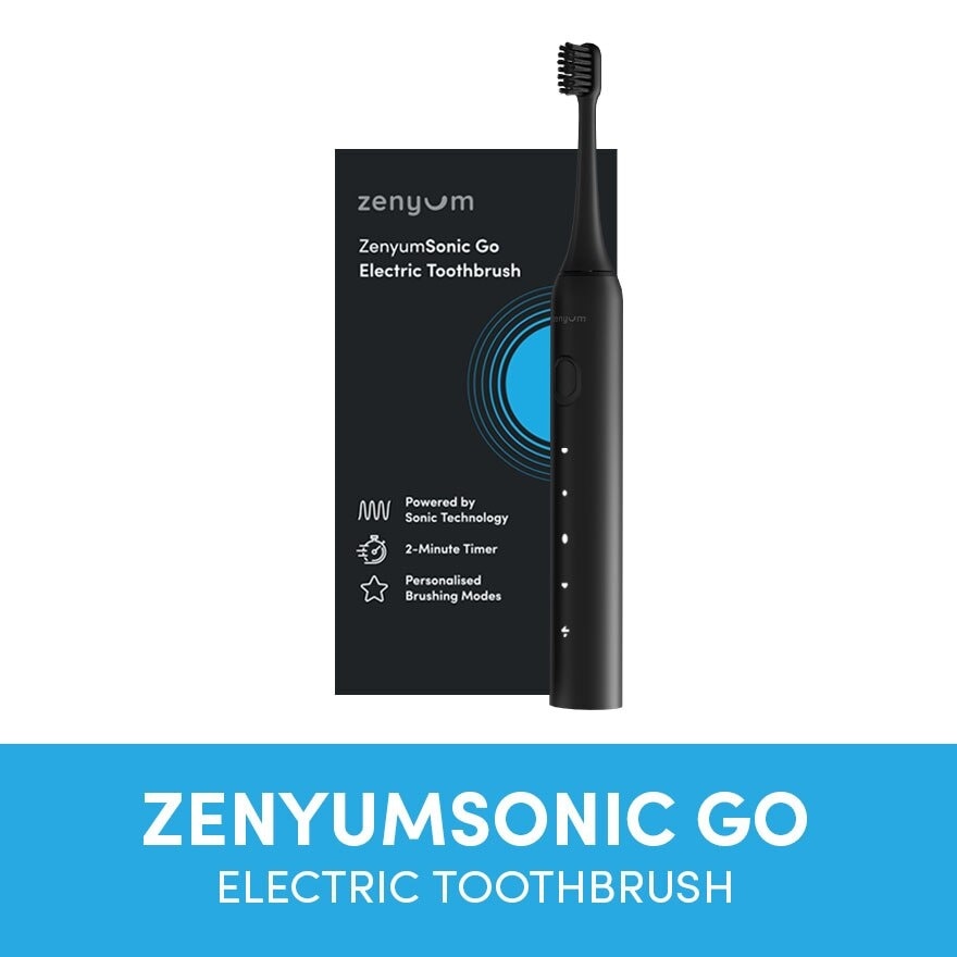 Sonic Go Electric Toothbrush Black/ White 1s (Colour pick on random basis)