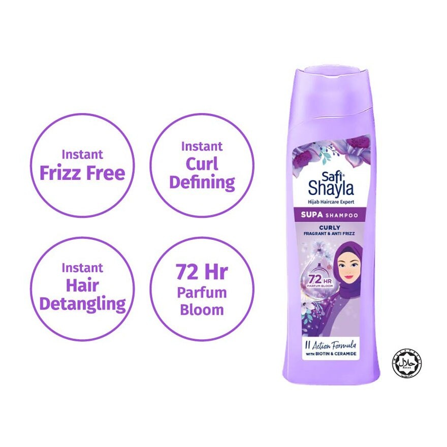 Curly, Anti Frizz & Fragrant Shampoo 280g image