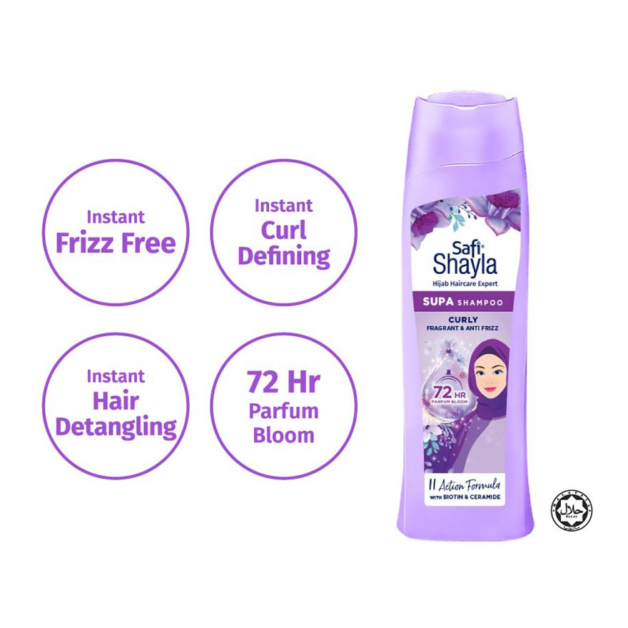 Curly, Anti Frizz & Fragrant Shampoo 300g