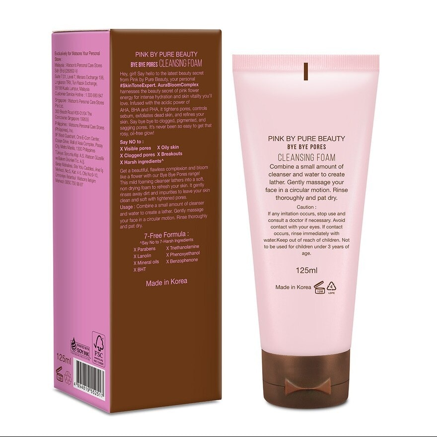 Bye Bye Pores Cleanser Foam 125ml