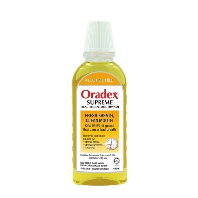 ORADEX Supreme Oral Hygiene Mouthwash 400ml