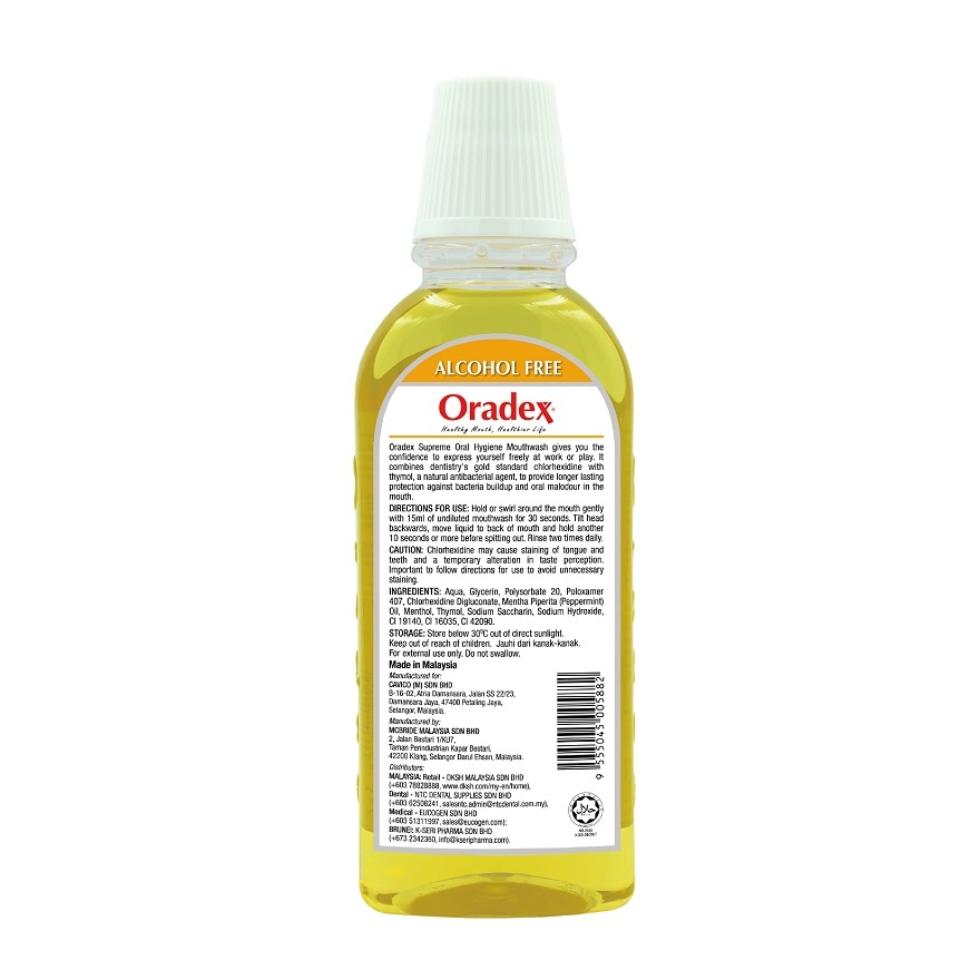 Supreme Oral Hygiene Mouthwash 400ml