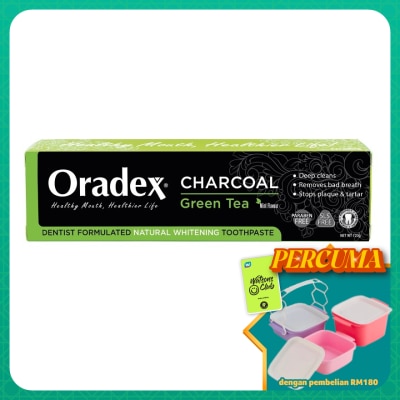 ORADEX - Charcoal Green Tea Toothpaste 120g