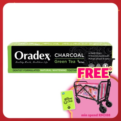 ORADEX Charcoal Green Tea Toothpaste 120g