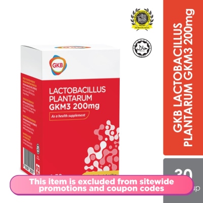 GKB Lactobacillus Plantarum Gkm3 30S