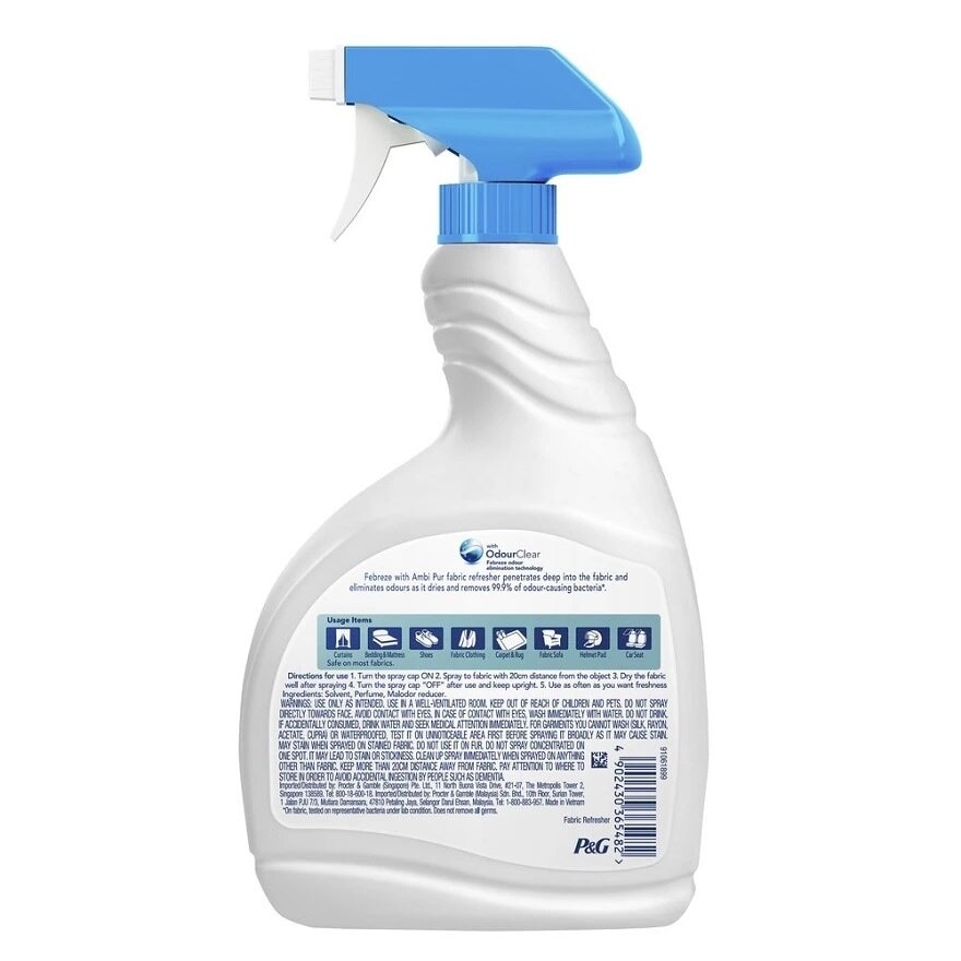 Surface spray with removing bad odour
