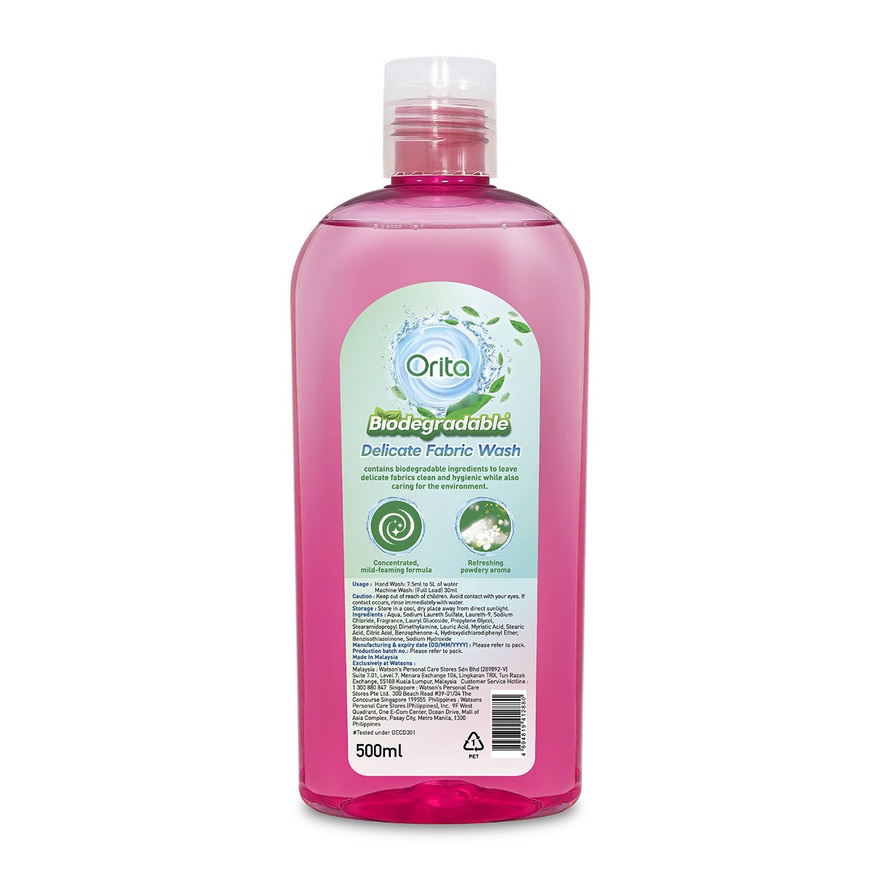 DELICATE FABRIC WASH 500ML image