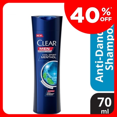 CLEAR Cool Sport Menthol Shampoo 70ml