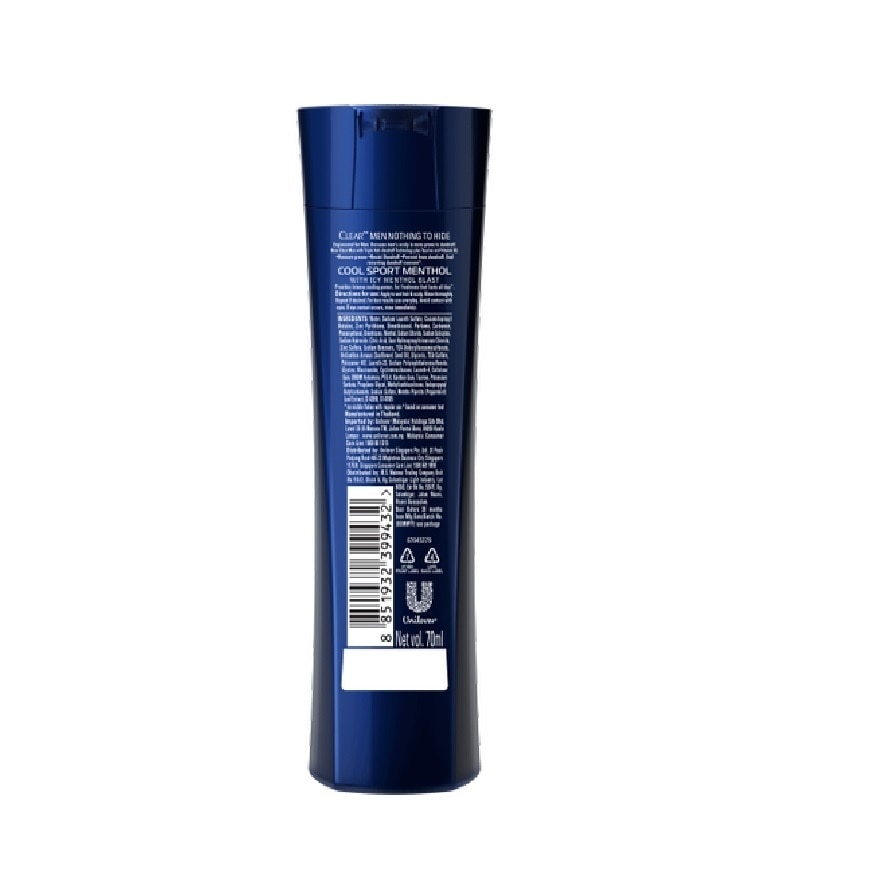 Cool Sport Menthol Shampoo 70ml