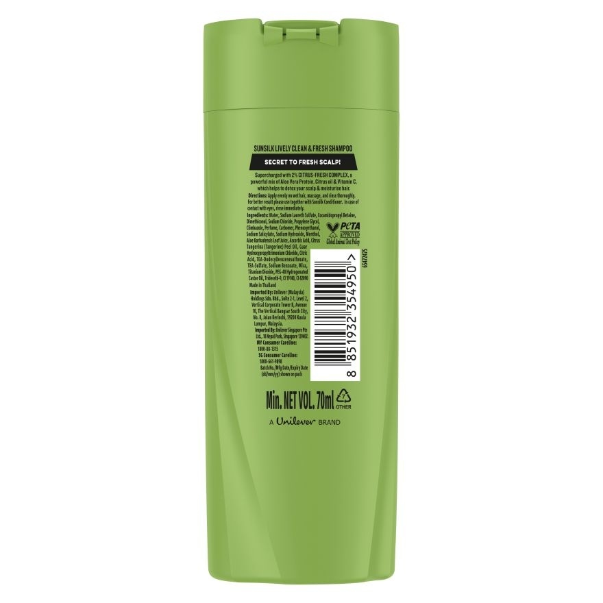 Clean & Fresh Shampoo 70ml