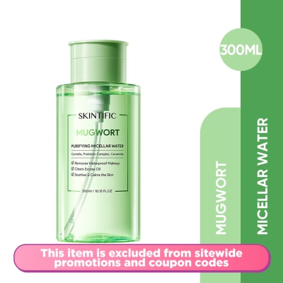 SKINTIFIC Mugwort Purifying Micellar Water 300ml