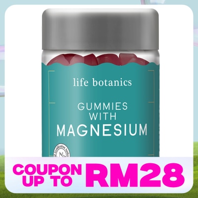 LIFE BOTANICS Magnesium Gummies 50s (Mix Berry Flavour)