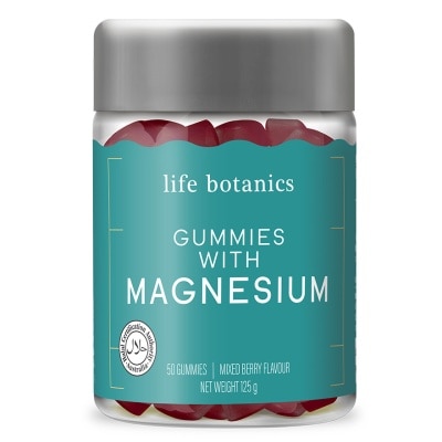 LIFE BOTANICS Magnesium Gummies 50s (Mix Berry Flavour)