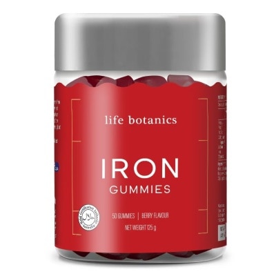 LIFE BOTANICS Iron Gummies 50s (Berry Flavour)