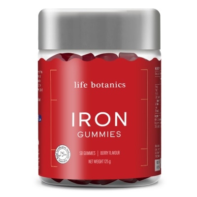 LIFE BOTANICS Iron Gummies 50s (Berry Flavour)