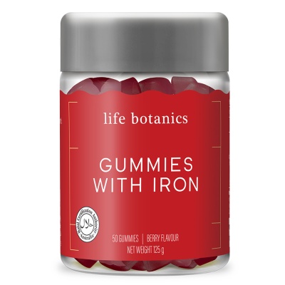 LIFE BOTANICS - Iron Gummies 50s (Berry Flavour)