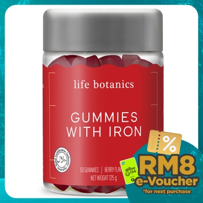 LIFE BOTANICS Iron Gummies 50s (Berry Flavour)