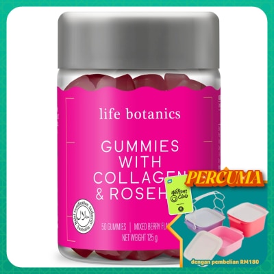 LIFE BOTANICS - Collagen And Rosehip Gummies 50s