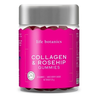 LIFE BOTANICS Collagen And Rosehip Gummies 50s