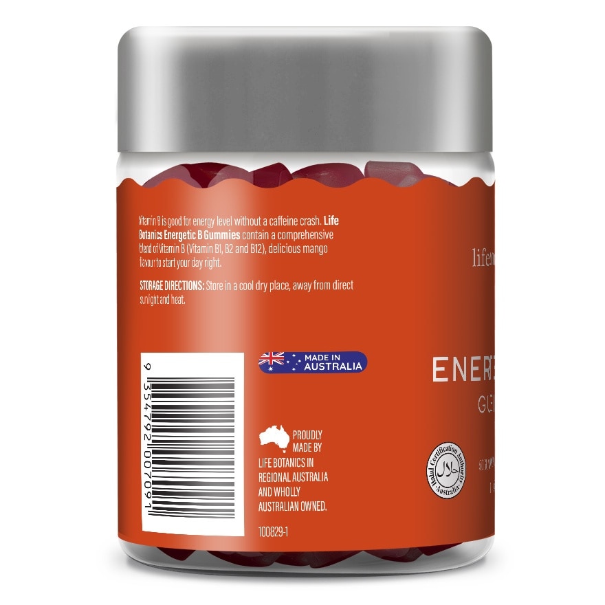 Energetic B Gummies 50s (Mango Flavour)