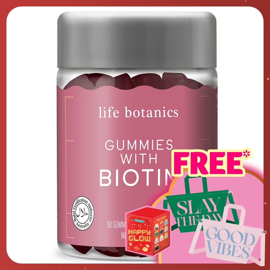 Biotin Gummies 50s (Peach Flavour)