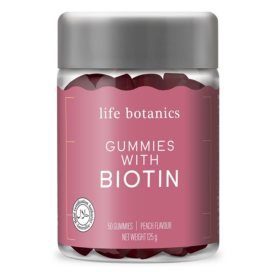 Biotin Gummies 50s (Peach Flavour)