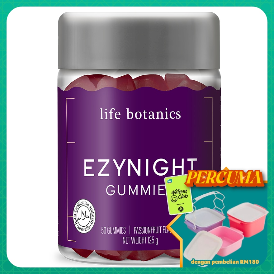 EzyNight Gummies 50s (Passion Fruit Flavour)