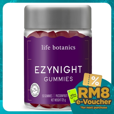 LIFE BOTANICS EzyNight Gummies 50s (Passion Fruit Flavour)