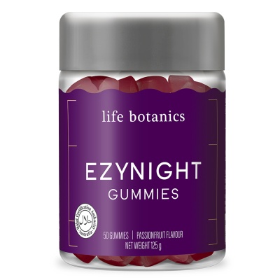 LIFE BOTANICS - Ezy Night Gummies 50s (Passion Fruit Flavour)