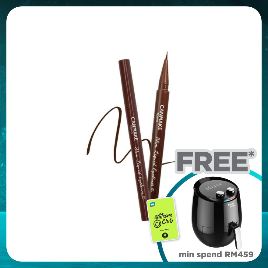 CANMAKE Slim Liquid Eyeliner 02 Brown