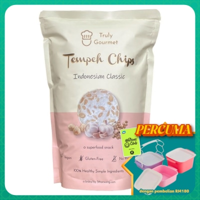 TRULY GOURMET - Tempeh Chips Indonesian Classic 80g