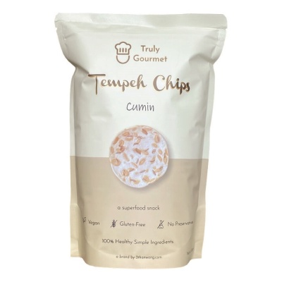 TRULY GOURMET - Tempeh Chips Cumin flavoured 80g