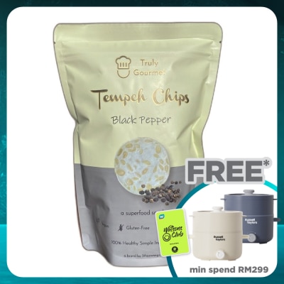 TRULY GOURMET Tempeh Chips Black Pepper 80g