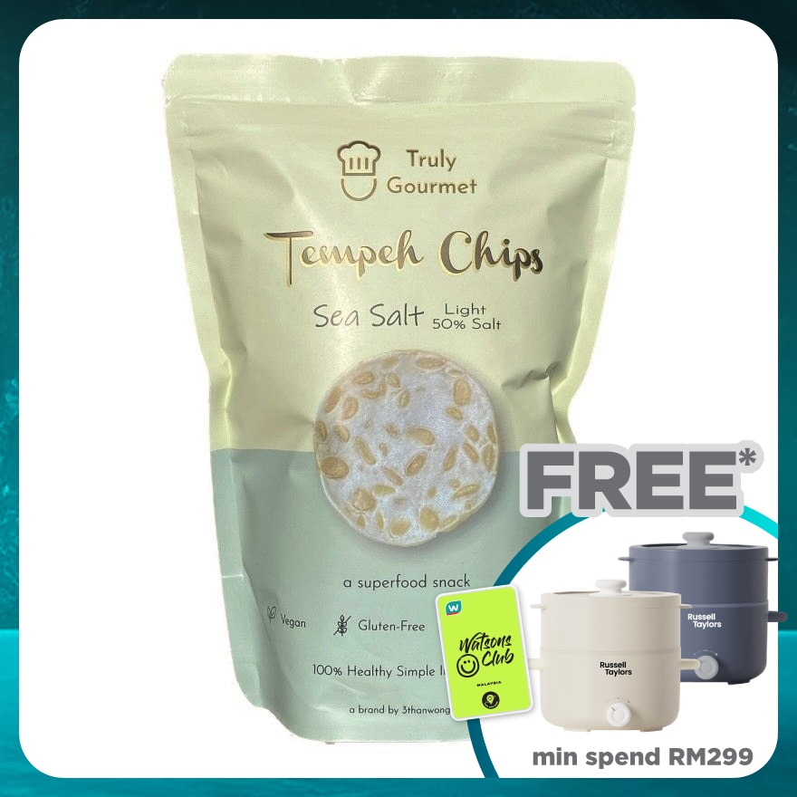 Tempeh Chips Sea Salt Light 50% Salt 80g