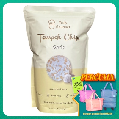 TRULY GOURMET Tempeh Chips Garlic flavoured 80g