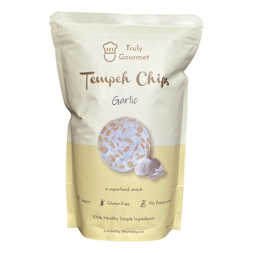 Tempeh Chips Garlic flavoured 80g