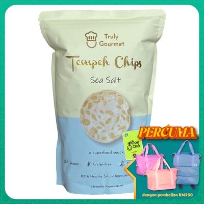 TRULY GOURMET Tempeh Chips Sea Salt 80G