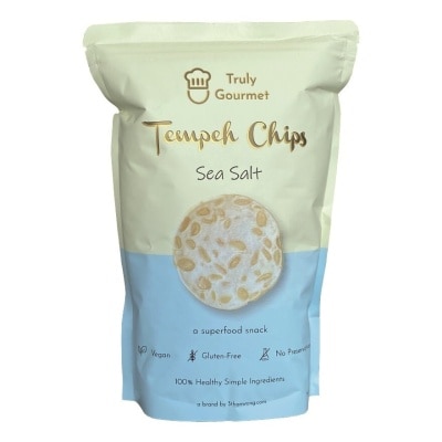 TRULY GOURMET Tempeh Chips Sea Salt 80g