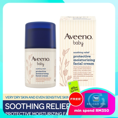 AVEENO Baby Soothing Relief Protective Moisturizing Facial Cream 48g image