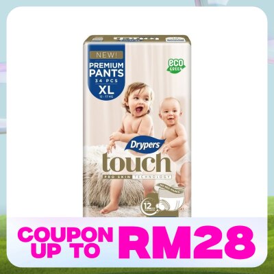 DRYPERS Touch Pants XL (12-17kg) 34s