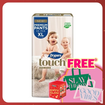 DRYPERS Touch Pants XL (12-17kg) 34s