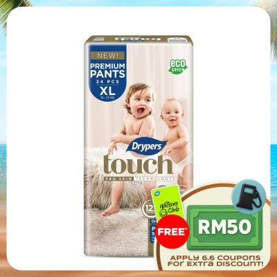 DRYPERS - Touch Pants XL (12-17kg) 34s