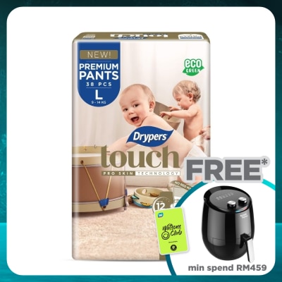 DRYPERS Touch Pants L (9-14kg) 38s