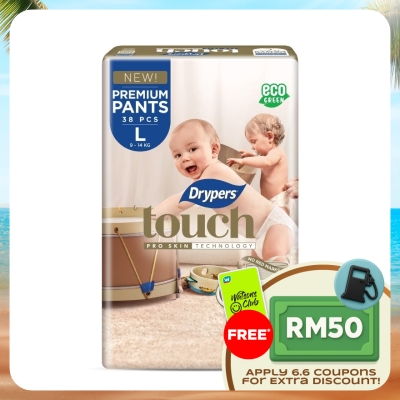 DRYPERS - Touch Pants L (9-14kg) 38s